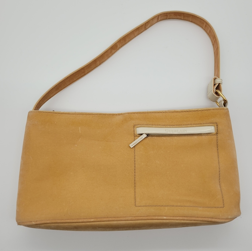 GUERLAIN | vintage velvet zip purse shoulder bag